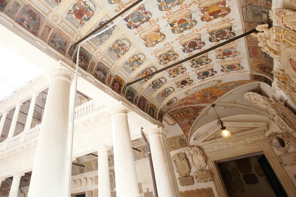 Korridor und Hof, Bo Palace, Universität von Padua