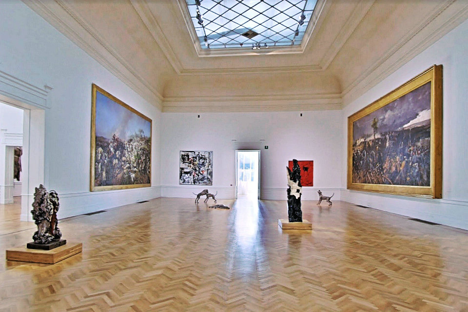 Salas del siglo XIX, Segundo sector, Galería nacional de arte moderno y contemporáneo en Roma.