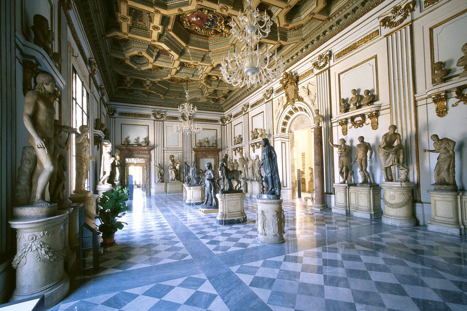 Grande salle, Palazzo Nuovo, musées du Capitole