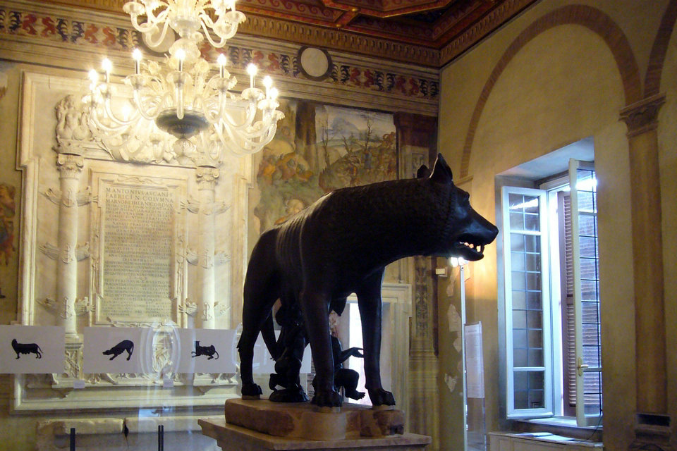 Salão da Loba, Apartamento dos Conservadores, Museus Capitolinos