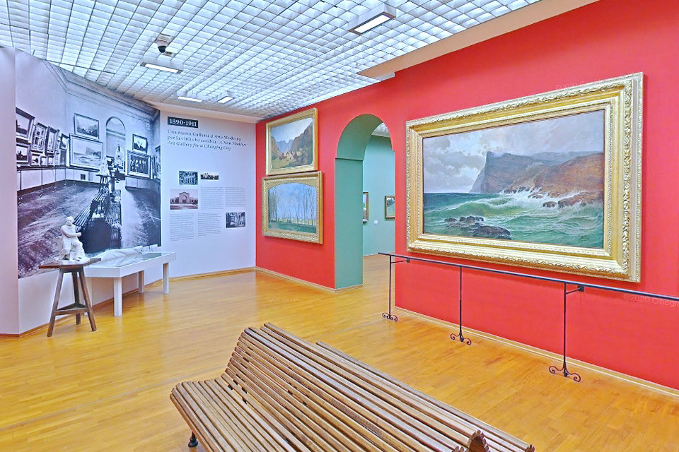 مجموعات القرن التاسع عشر. المعرض المدني للفن الحديث والمعاصر في تورينو