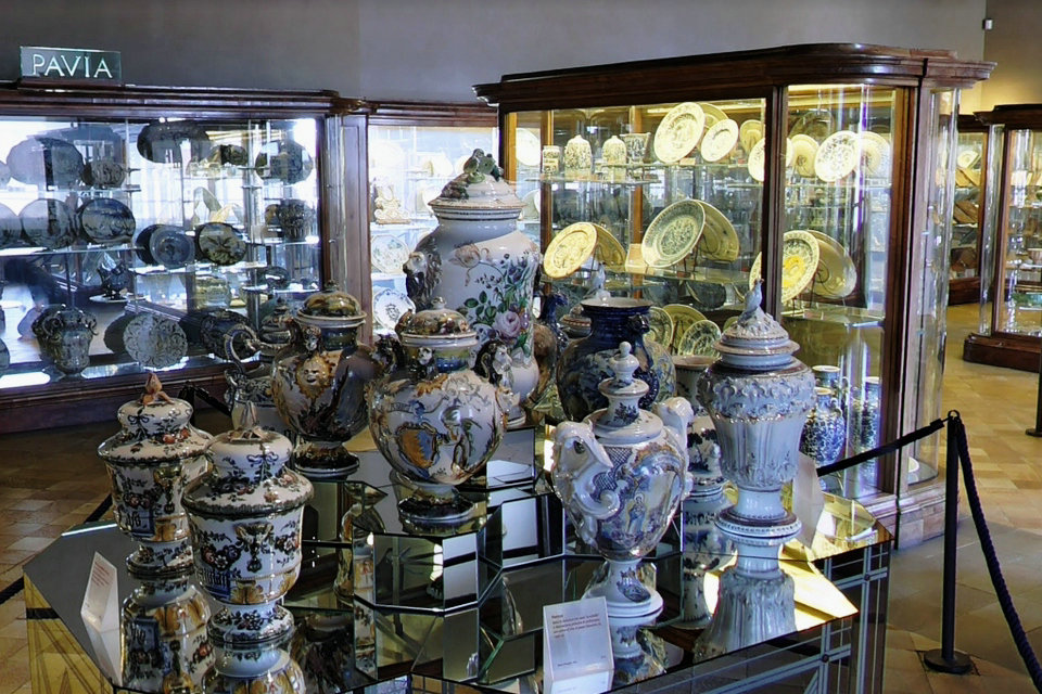 La colección de cerámica y mayólica, Madama Palace