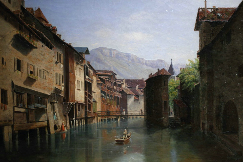 History and old town of Annecy, France