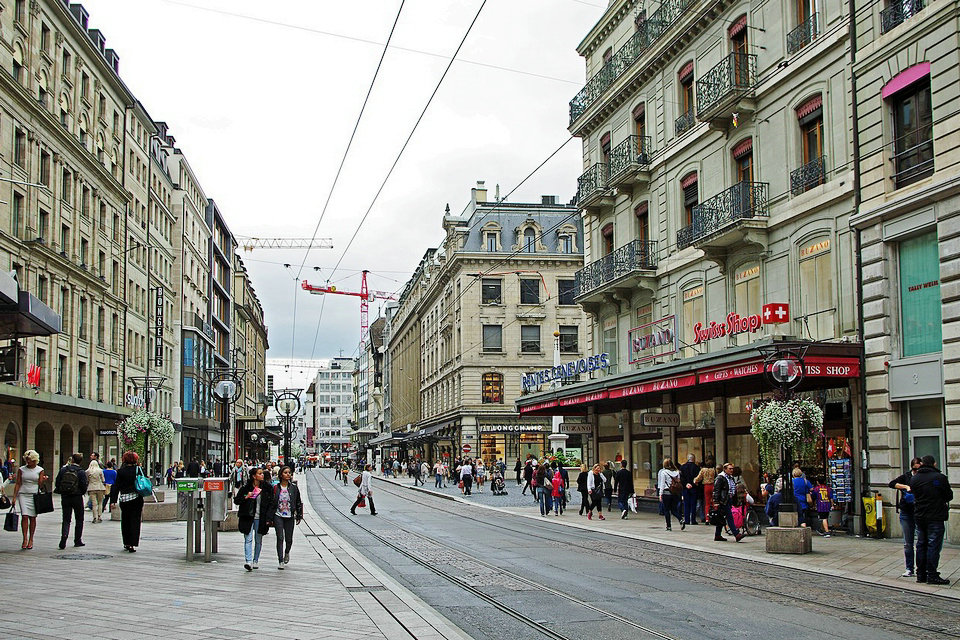 Einkaufsführer in Genf, Schweiz