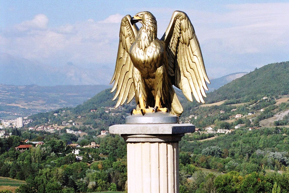 La rotta Napoleone, dalla Provenza-Alpi-Costa Azzurra all’Auvergne-Rodano-Alpi, Francia
