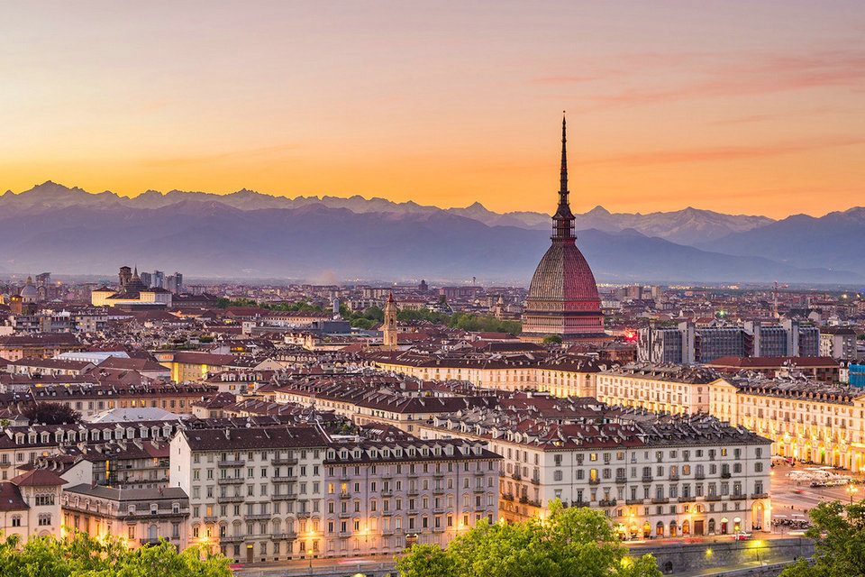 Turin City Reiseführer, Piemont, Italien