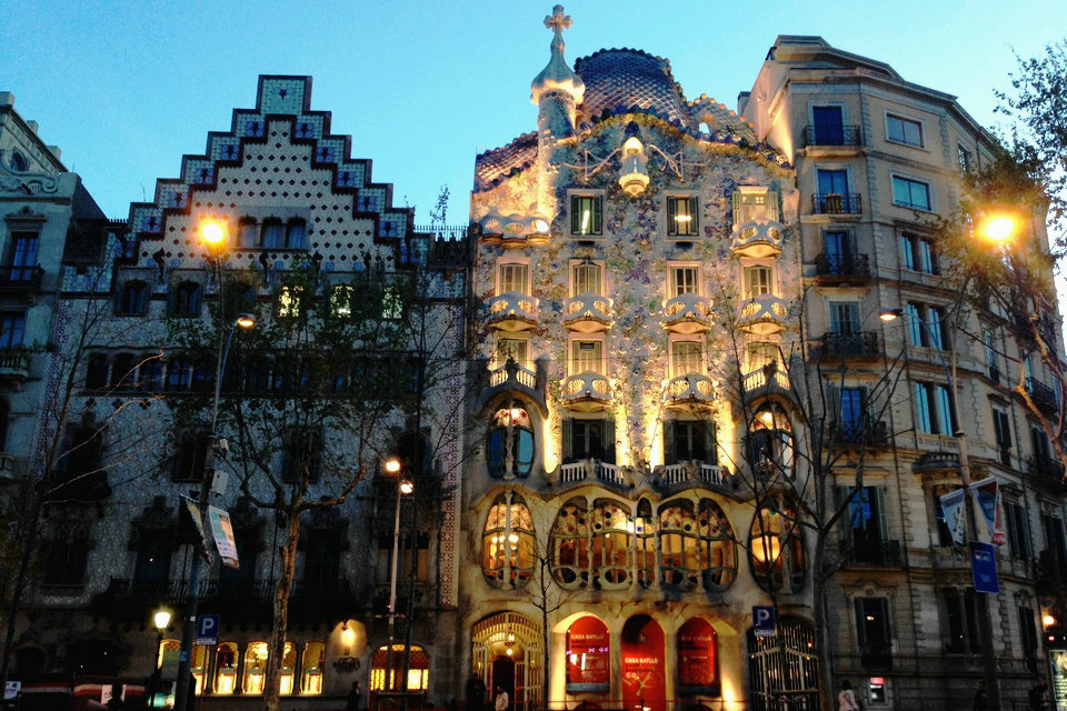 Casa Batlló, Barcelona, ​​Spanien