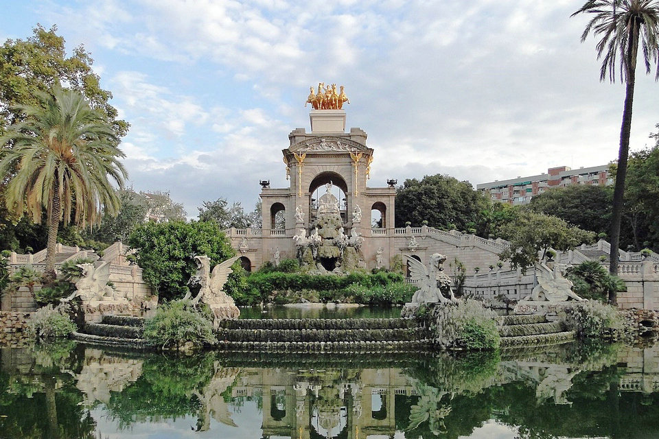حديقة سيوتاديلا ، برشلونة ، إسبانيا