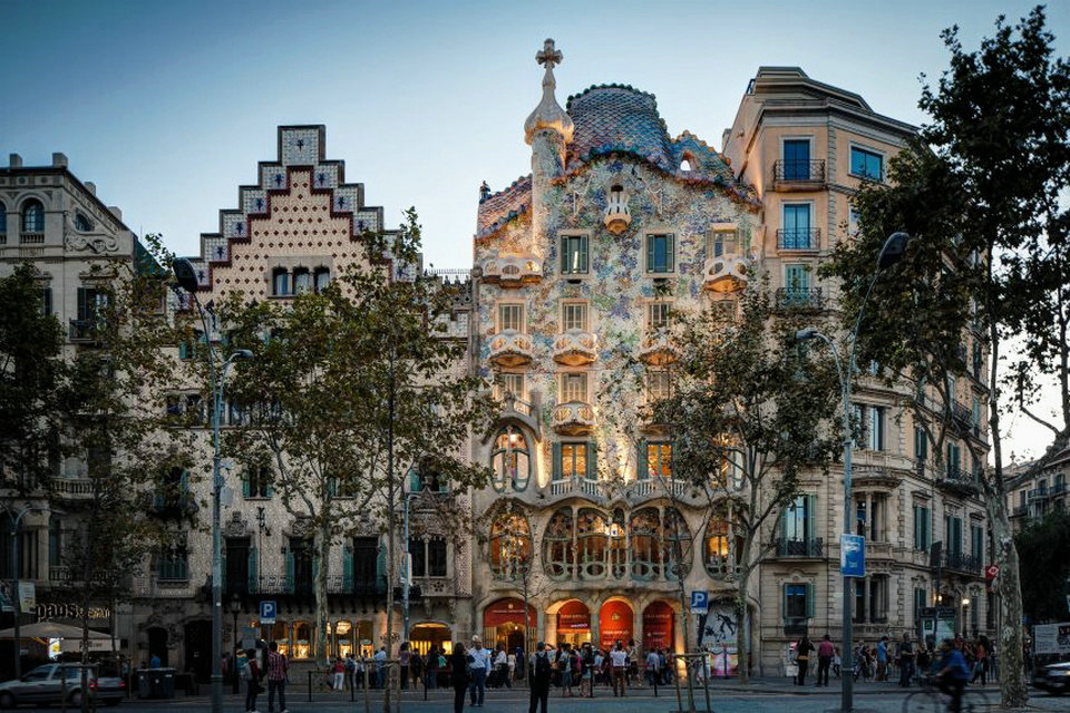 Quartiere Gràcia, città di Barcellona, ​​Spagna