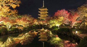 日本京都夜の観光ルート