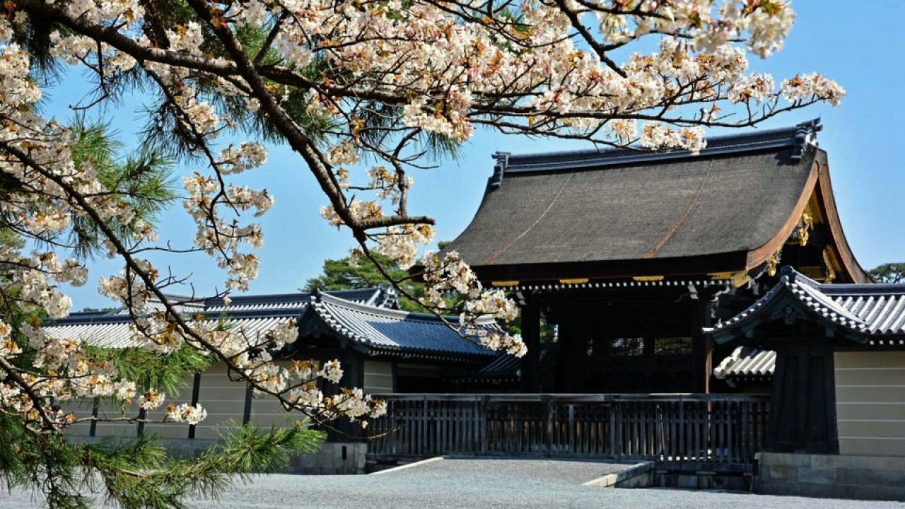 Palais Imperial De Kyoto Et Arriere Shimogamo Route Touristique De Kyoto Japon Hisour Art Culture Histoire