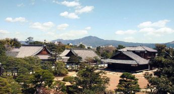قلعة نيجو ومنطقة نيشيجين ، طريق كيوتو لمشاهدة معالم المدينة ، اليابان