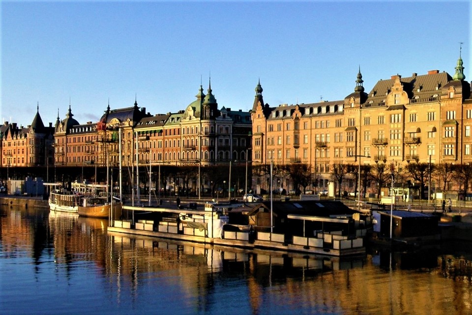 Área do distrito de Norrmalm, Estocolmo, Suécia
