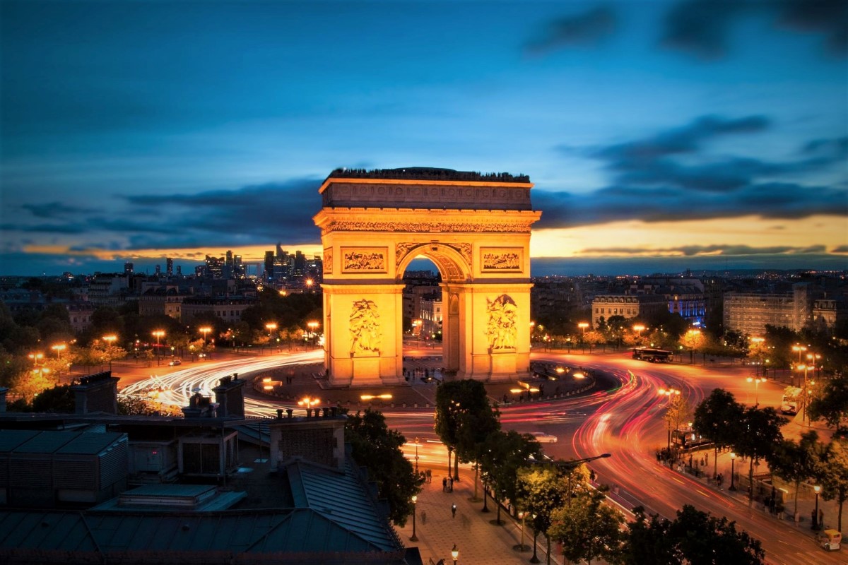 Führung durch den Arc de Triomphe, Paris, Frankreich