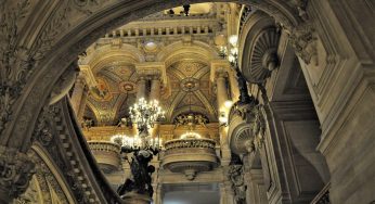 Architecture of the Garnier Palace, National Opera of Paris, France