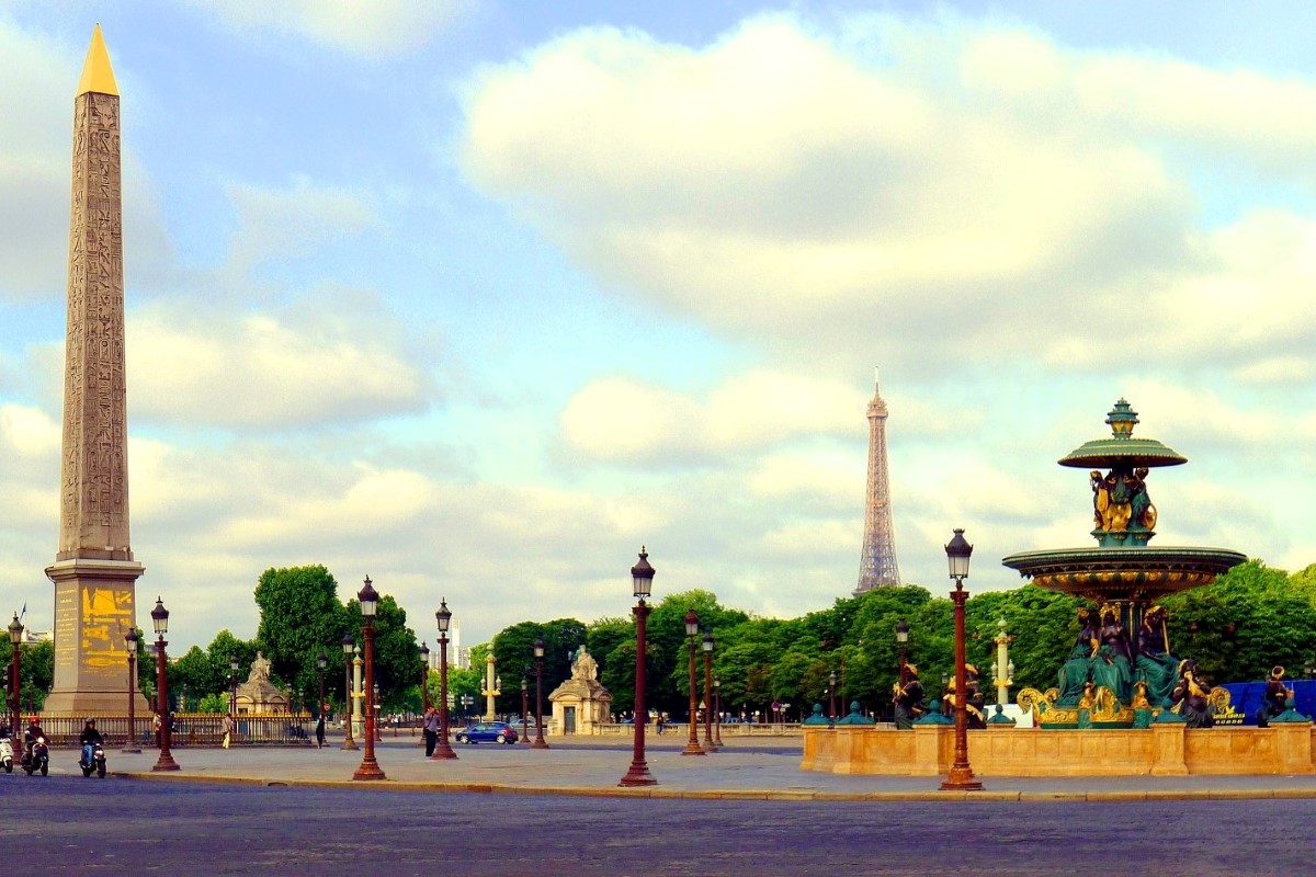 Führung durch den Place de la Concorde, Paris, Frankreich