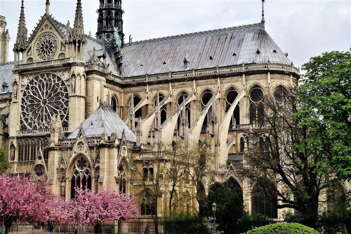 法国巴黎圣母院建筑与装饰