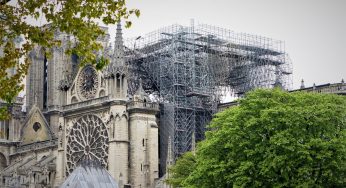 Wiederaufbaufortschritt von Notre-Dame de Paris 2019-2022
