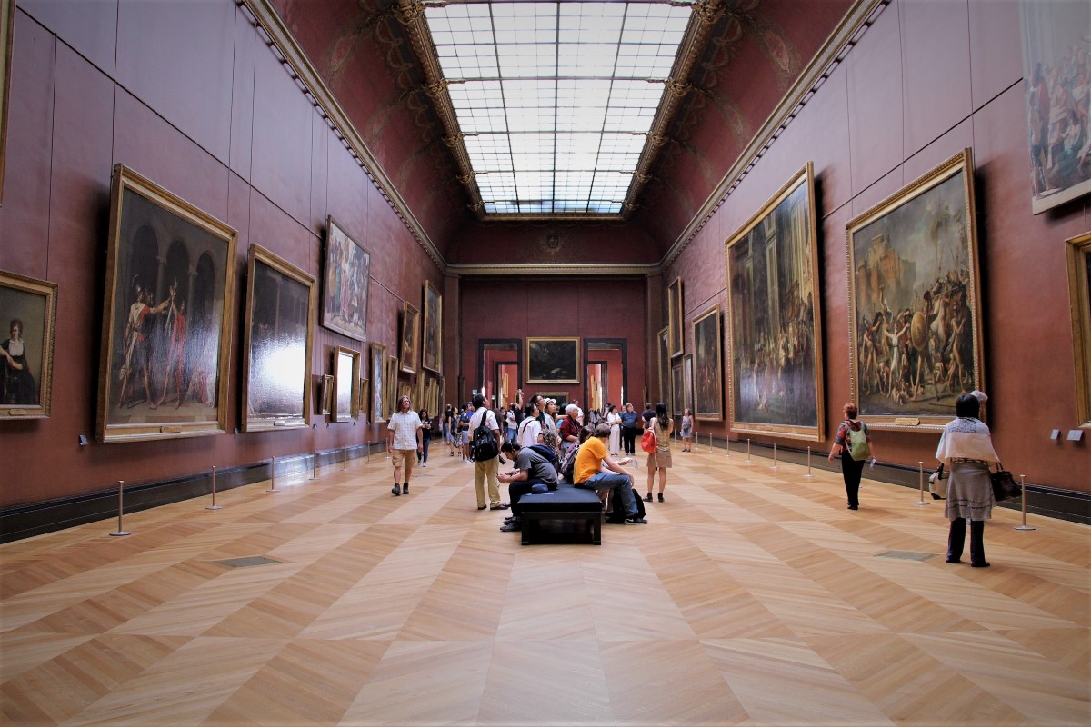 Französische Gemäldesammlung, Louvre-Museum, Paris, Frankreich