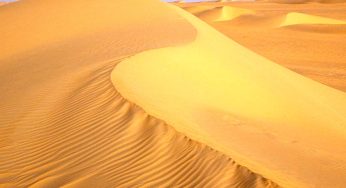 تينيري، الكثبان الرملية على الأرض، الصحراء في صحراء أفريقيا